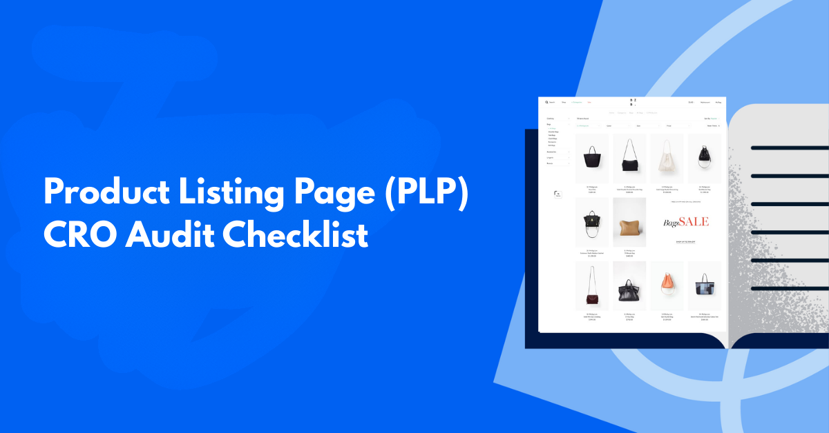 Product Listing Page (PLP) CRO Audit Checklist