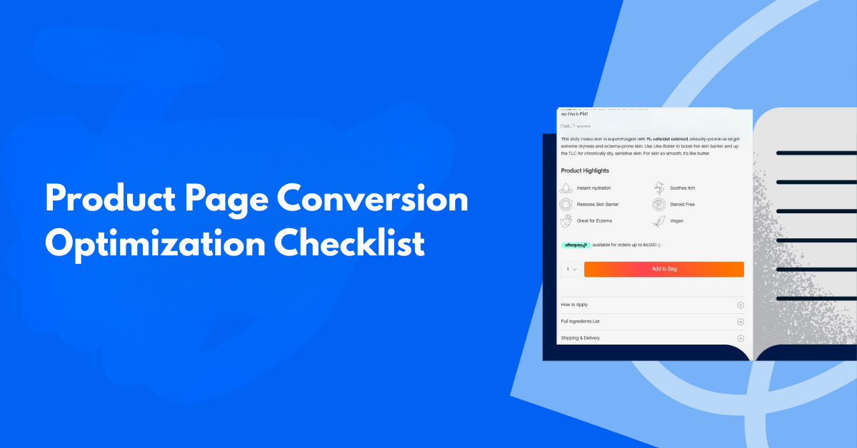 Product Page Conversion Optimization Checklist